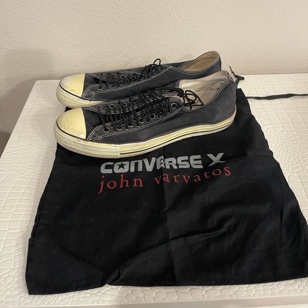 **SOLD** John Varvatos Converse multi eyelets Black Chuck Taylor Allstars